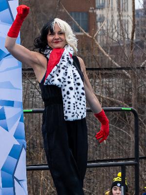 Cruella moments before the 2025 Plunge!