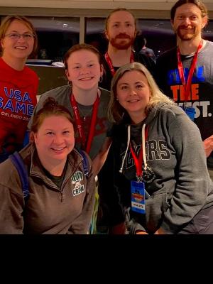 I love this team and nothing is better than coaching with my family!